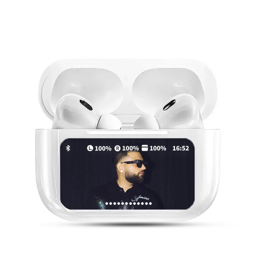 White Noise Cancelling Earbuds with Smart Touch